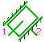 Направляющие скольжения, перемещающиеся в плоскости, идеально упругие, с трением и зазором